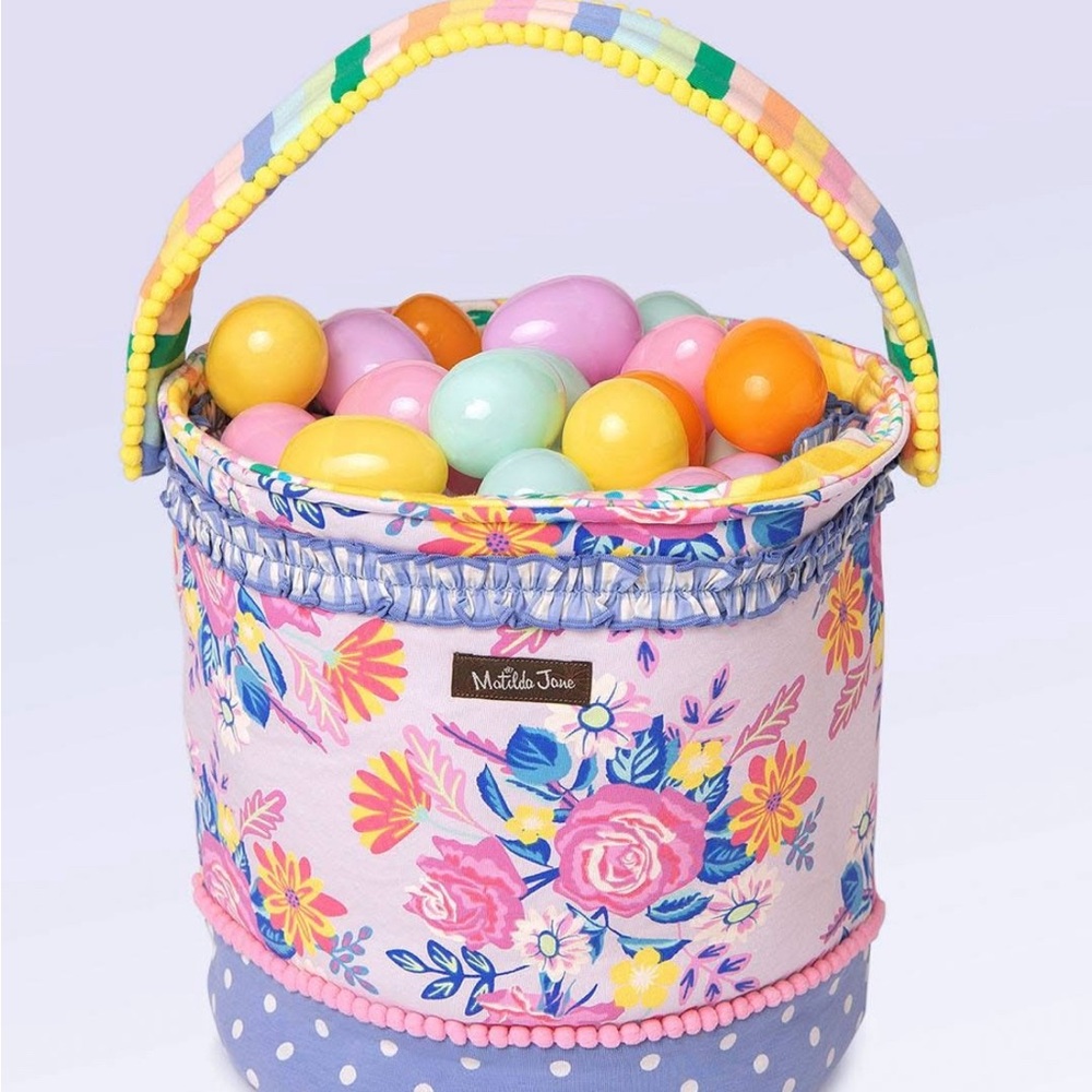 Matilda Jane Pink & Blue Floral Easter Basket